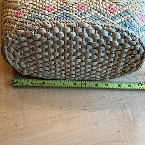 BEACH BAG RAFIA/STRAW Handbag Tote - Picture 5 of 7